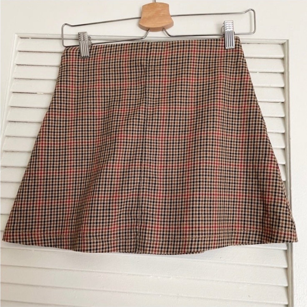Brandy Melville John Gault Plaid Mini